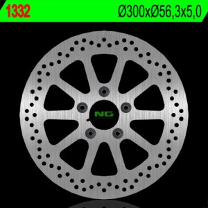 Tarcza hamulcowa tył Harley Davidson V-Rod 1130/1250 '06-'15 (300x56,3x5) (5x10,5mm)