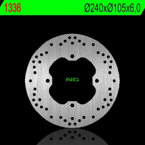 Tarcza hamulcowa tył Honda Silver Wing 400 09-15, 600 09-15 (240x105x6,0mm)