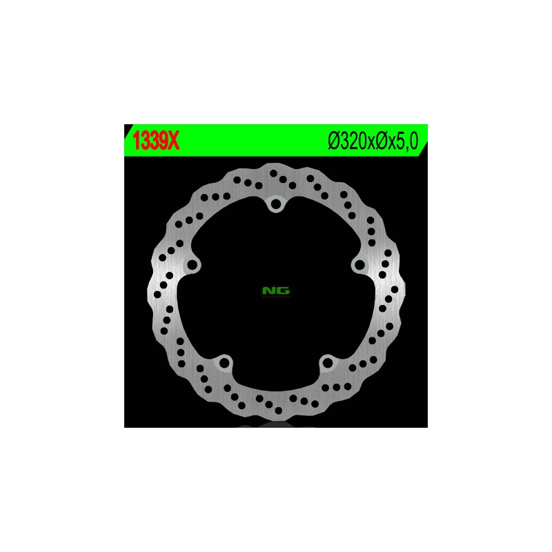 Tarcza hamulcowa przód Honda CB 650F, CTX 700 - Wave 320x5mm 5x10mm