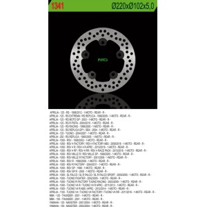 Tarcza hamulcowa tył Aprilia RS 125, Tuono 1000, RSV 1000 - sklep motoryzacyjny