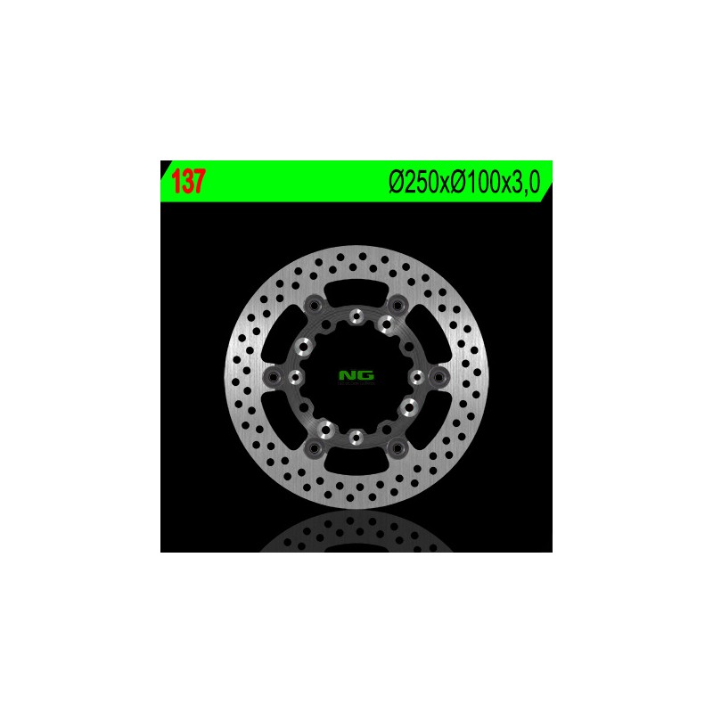 Tarcza hamulcowa przód Kawasaki KX 125/250 '89-'05, KLX 250/300/650R '93-'07, Suzuki RMZ 250 '04-'06