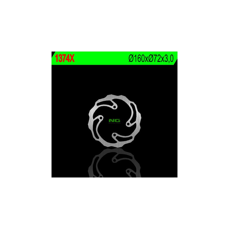 Tarcza hamulcowa przód i tył KTM SX 50 '08-'13 '14-'21 (160x73x3) (4x6,5mm) Wave