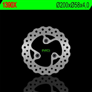 Tarcza hamulcowa przód Kymco Agillity 50/125RS '09-'12 (200x58x4) (3x10,5mm) WAVE