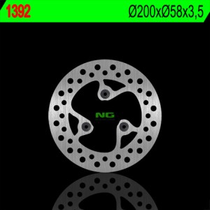 Tarcza hamulcowa przód Peugeot Vivacity 50 '05-'14 (200x58x3,5) (3x8,5)