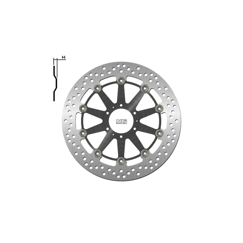 Tarcza hamulcowa przód Honda XL 1000V 99-13, CB 1100EX / ABS 14-18 (296x62x5mm)