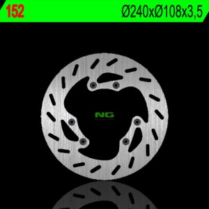 Tarcza hamulcowa przód Peugeot 50 XP6, XPS 50 '05-'09 - 240x108x3,5 (6x6,5mm)