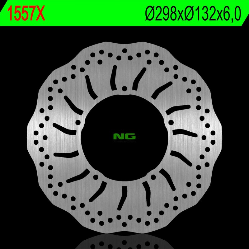 Tarcza hamulcowa tył Yamaha V-Max 1700 10-17 (298x132x6,0mm) (5x8,5mm) Wave