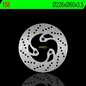 Tarcza hamulcowa przód Kymco People 50 00-03, 125/150 99-00 (226x60x3,5mm)