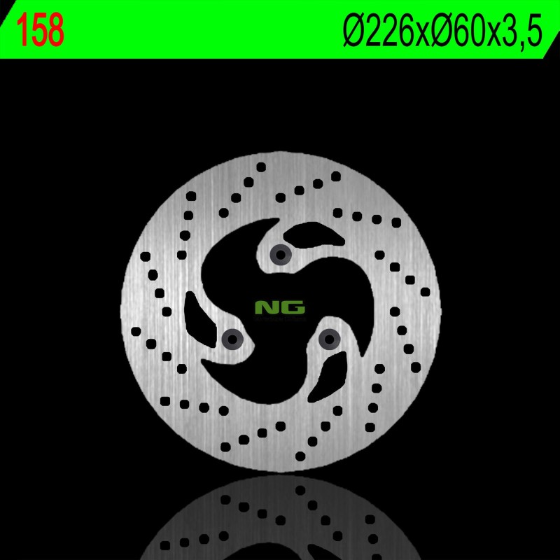 Tarcza hamulcowa przód Kymco People 50 00-03, 125/150 99-00 (226x60x3,5mm)