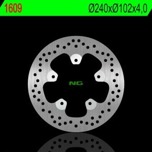 NG Tarcza hamulcowa przednia Piaggio Lyberty 125 16-18 (240x102x4,0mm)