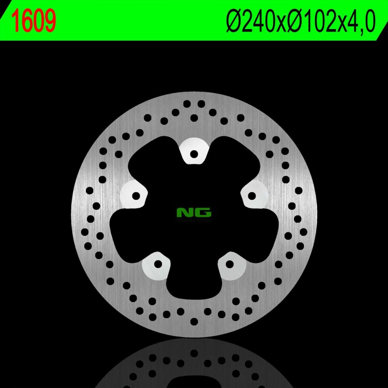 NG Tarcza hamulcowa przednia Piaggio Lyberty 125 16-18 (240x102x4,0mm)