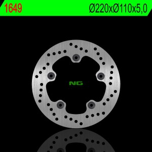 NG Tarcza Hamulcowa Tył Suzuki GSXR 1000 17-18 (220x110x5,0mm) (5x10,5mm)