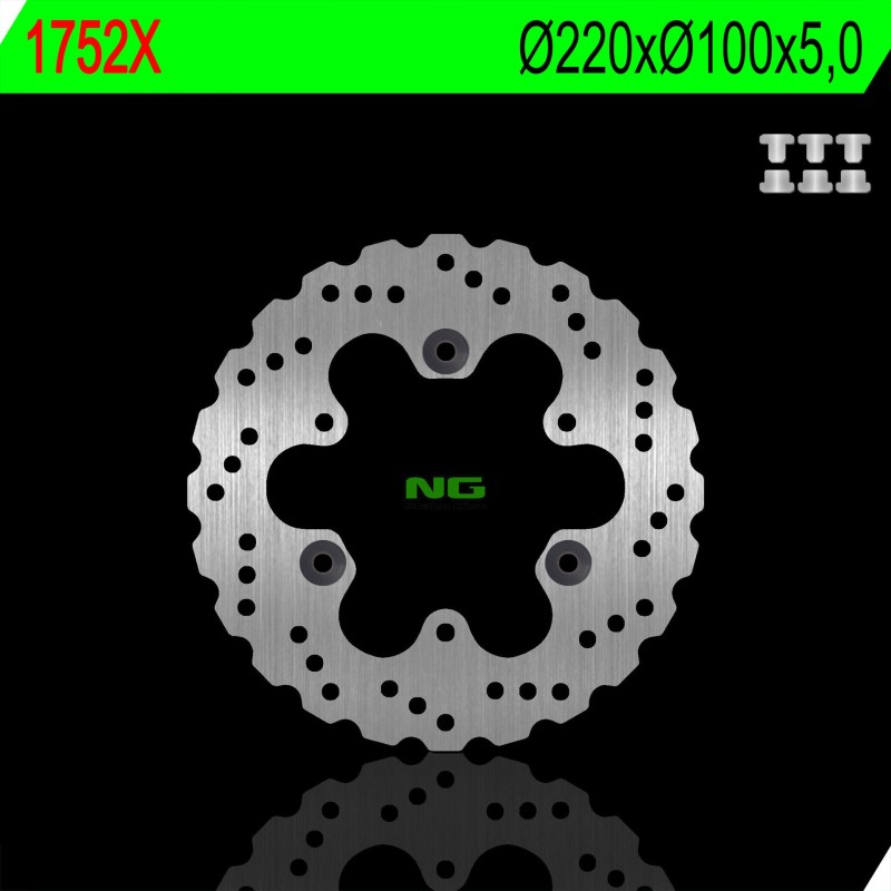 Tarcza hamulcowa tył Kawasaki EX 250/300/400 Ninja 13-22 Wave