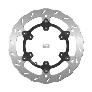 Tarcza hamulcowa przód AJP PR7 Adventure 650 '16-'20 zacisk Brembo (300x124,3x5mm) pływająca (6x6,5mm) Wave