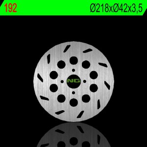 Tarcza hamulcowa przód Italjet Torpedo 50 97-03, 125/150 98-02 (218x42x3,5mm) (4x8,5mm)