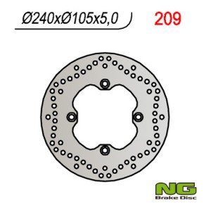 Tarcza hamulcowa tył Honda XL 600/650/700V Transalp 91-99, CB 500 93-03, CB750 92-95