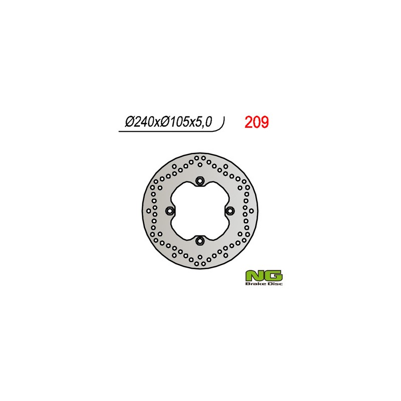 Tarcza hamulcowa tył Honda XL 600/650/700V Transalp 91-99, CB 500 93-03, CB750 92-95