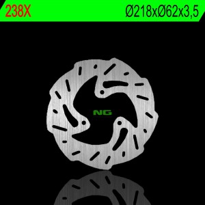 Tarcza hamulcowa tył do Derbi 50/125, Gas Gas 125/450 (218x62x3,5mm) (3x10,5mm) WAVE