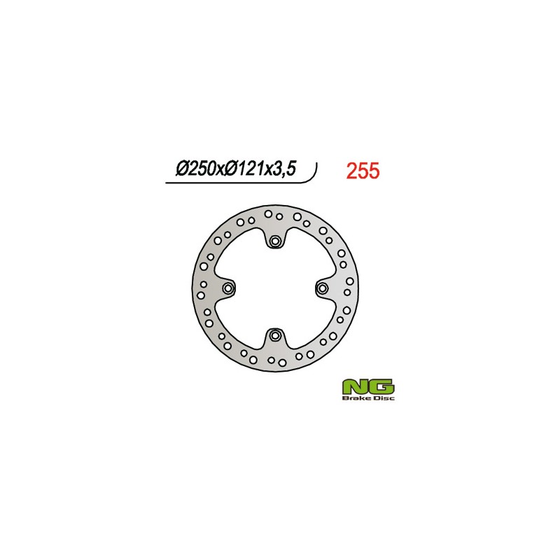 Tarcza hamulcowa przód Suzuki DR 350 (91-99) - 250x121x3,5