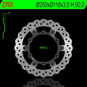 Tarcza hamulcowa przód Yamaha YZ/YZF 01-16, WRF 02-17 - Wave