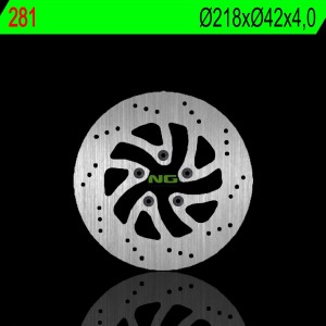 Tarcza hamulcowa przód do Italjet Jackpot 125 01, Jupiter 125 02, Millenium 125 00-02