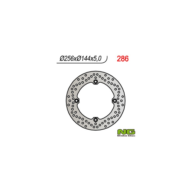 Tarcza hamulcowa tył Honda XRV 750, XL 1000V, CBR 1100XX - 256x144x5,0mm (4x10,5mm)