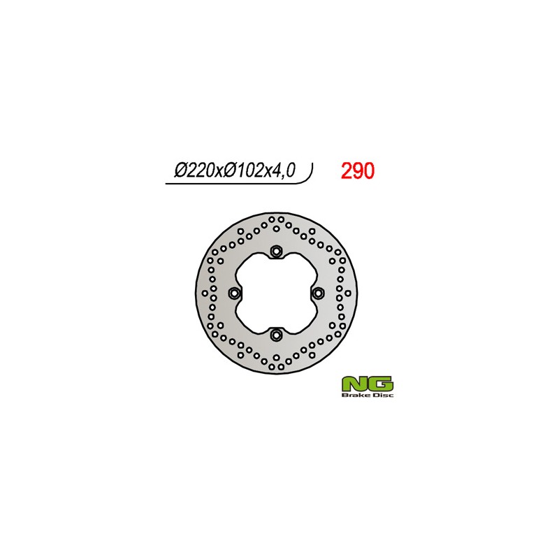 Tarcza hamulcowa tył Aprilia RS 50 (99-05), Tuono 50`03-07 (220x102x4) (5x8,5mm)