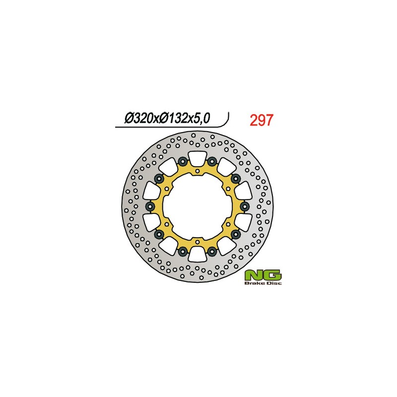 Tarcza hamulcowa przód Yamaha FJR1300, MT-01, V-MAX 1700 - Pływająca