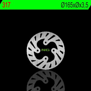 Tarcza hamulcowa tył Beta Rev3 125/200/250 99-02 (165x3,5mm) (4x10,5mm)