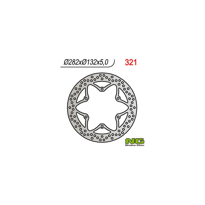 Tarcza hamulcowa Yamaha XV XT FJ GTS XVS - przód/tył 282x132x5