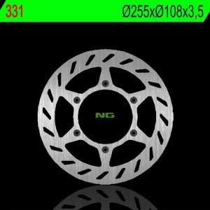 Tarcza hamulcowa przód AJP PR3/PR4 125/200 04-09 (255x108x3,5mm) (6x6,5mm)