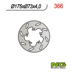 Tarcza hamulcowa do Gilera i Piaggio (175x73x4) (5x6,5mm)