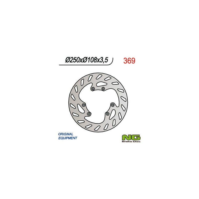 NG TARCZA HAMULCOWA PRZÓD HM 50 CRE BAJA/SIX '01-'06 (ŚR. 250MM)