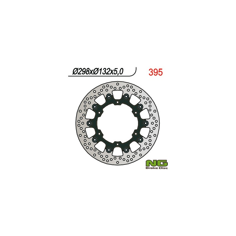 Tarcza hamulcowa przód Yamaha XVZ 1300/ XV 1600A Wildstar (298x132x5) - Pływająca