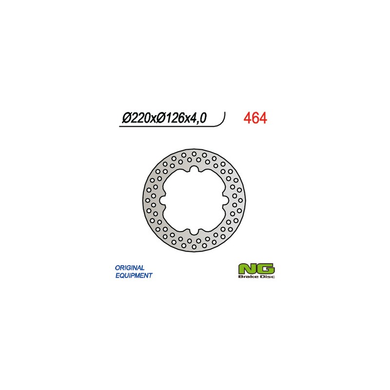 Tarcza hamulcowa tył Husqvarna TE/TC 99-12 (220x126x4)