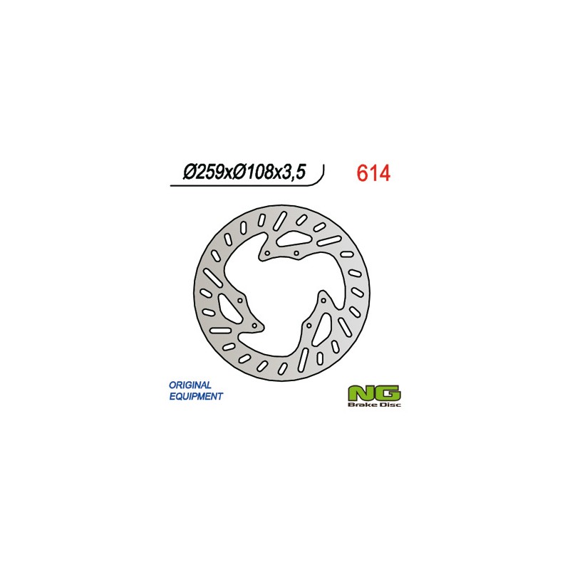 Tarcza hamulcowa przód Yamaha / MBK 50-125 Supermoto (260x108x3,5)