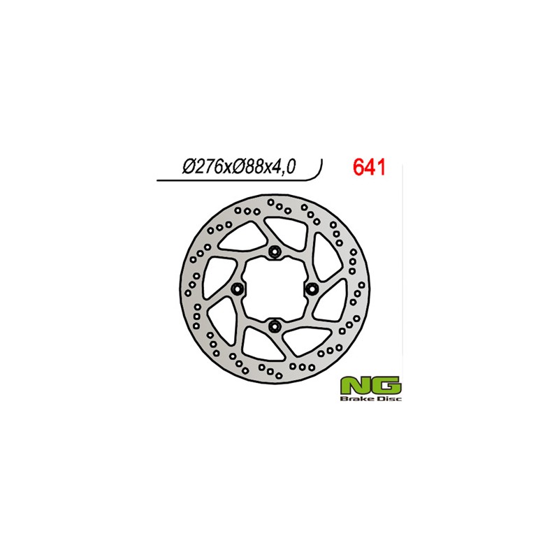 Tarcza hamulcowa przód Honda XL 125 V Varadero '01-'13 (276x88x4) (4x10,5mm)