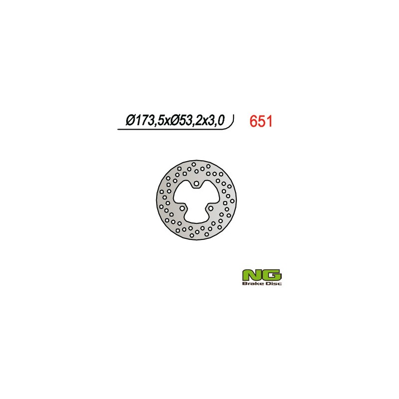 Tarcza hamulcowa przód Honda TRX 450R '05-'06, TRX 400EX '01-'03, TRX 250EX '01-'12, TRX 300EX '93-'12