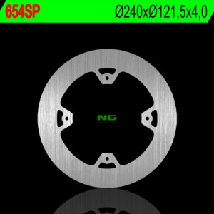 Tarcza hamulcowa tył Honda CR 125/250 '02-07, CRF 250/450R '04-'21 (240x121,5x4) (pełna)