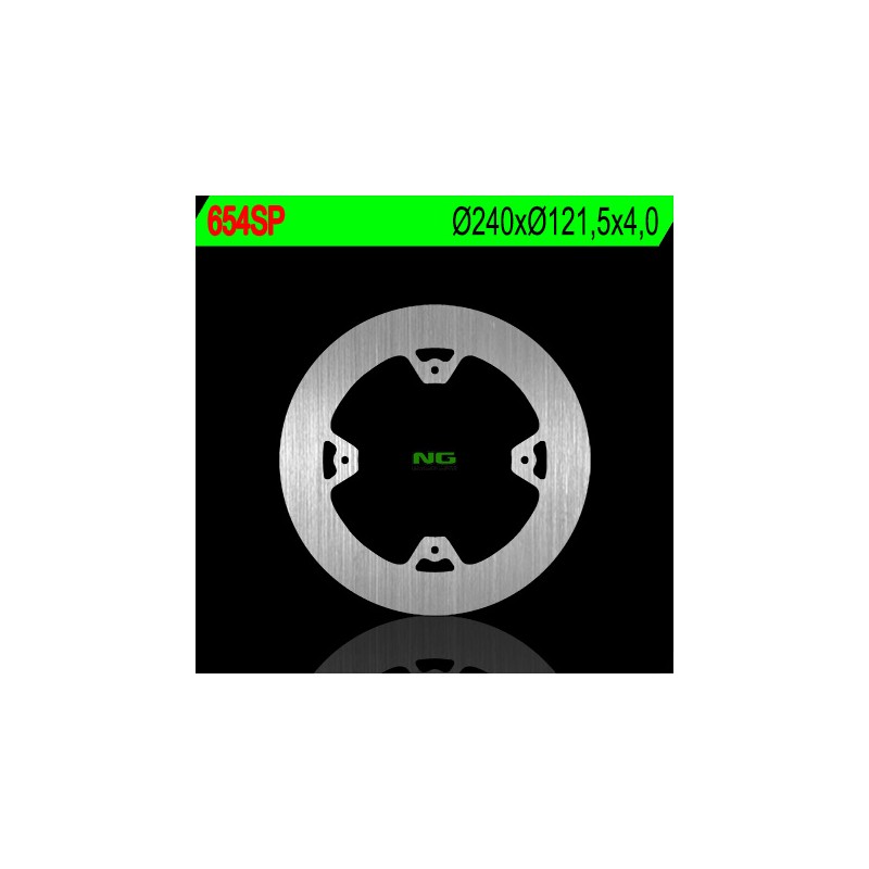 Tarcza hamulcowa tył Honda CR 125/250 '02-07, CRF 250/450R '04-'21 (240x121,5x4) (pełna)