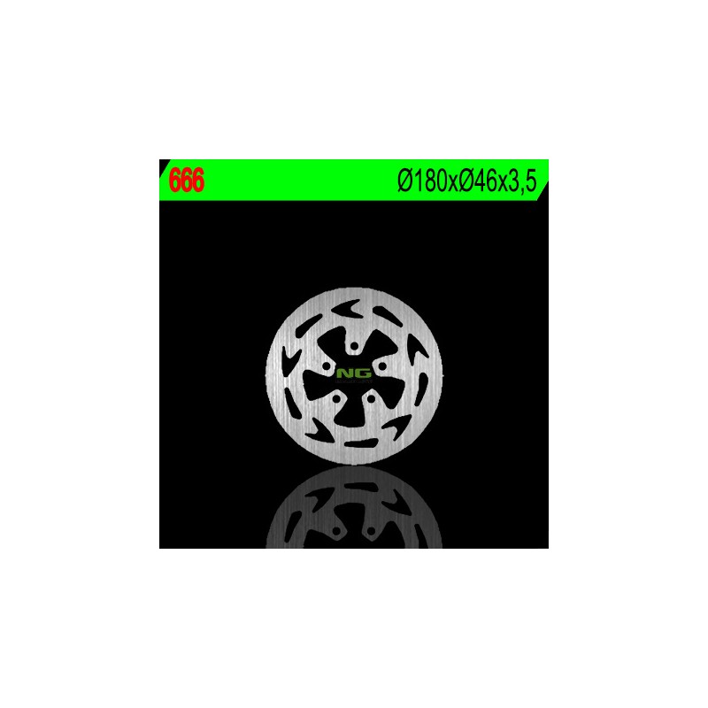 Tarcza hamulcowa przód Gas Gas 50 EC/TXT (180x46x3,5) (5x6,5mm)