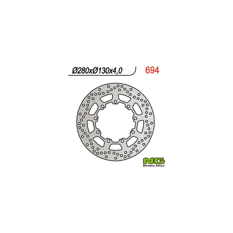 Tarcza hamulcowa przód Kawasaki KLR 650 (90-12) - 280x130x4