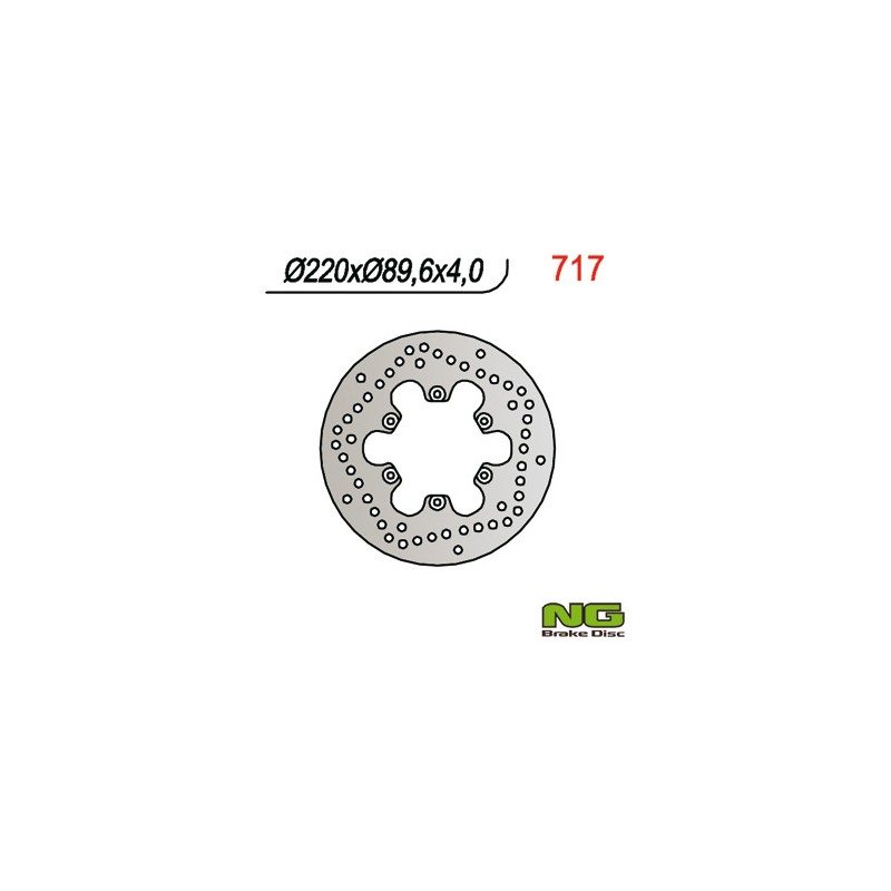 Tarcza hamulcowa przód/tył Malaguti 125/150/180/200/250/400 (220x89,6x4)