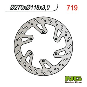 Tarcza hamulcowa przód do Suzuki DRZ 400 E/S 00-09, RM 125/250 96-08, Yamaha YZ/YZF/WR (270x118x3,0mm) (6x6,5mm)