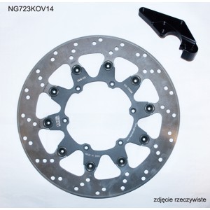 NG Tarcza hamulcowa przód z adapterem oversize Yamaha YZF 450 '08-'15 (NG723K14)