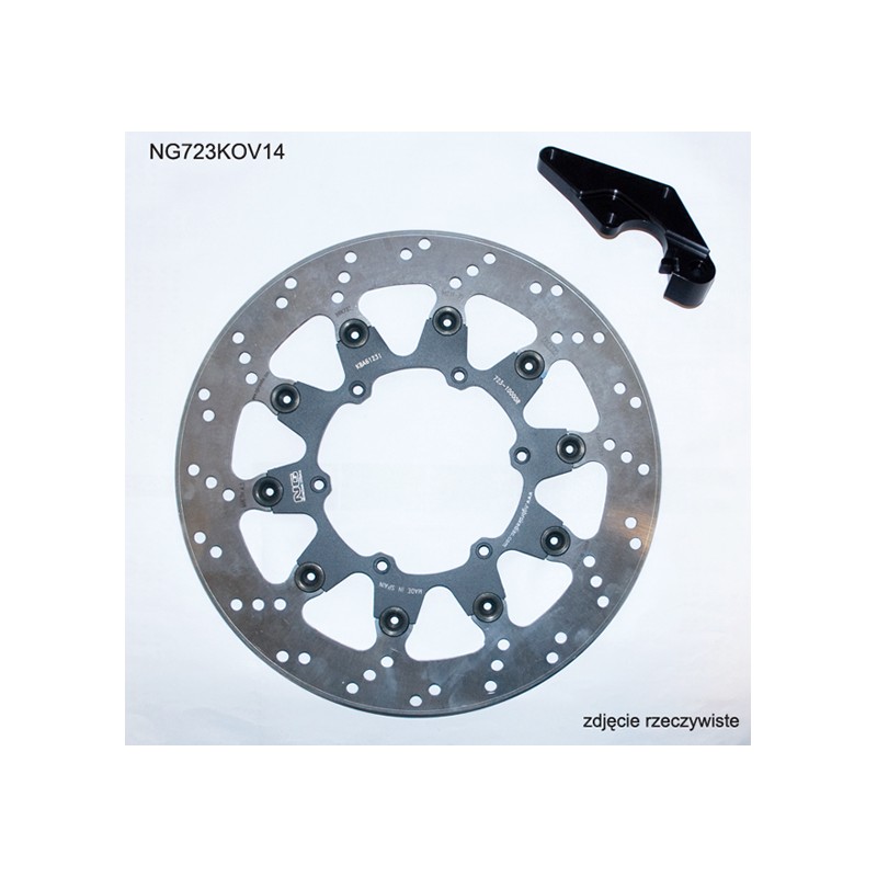 NG Tarcza hamulcowa przód z adapterem oversize Yamaha YZF 450 '08-'15 (NG723K14)