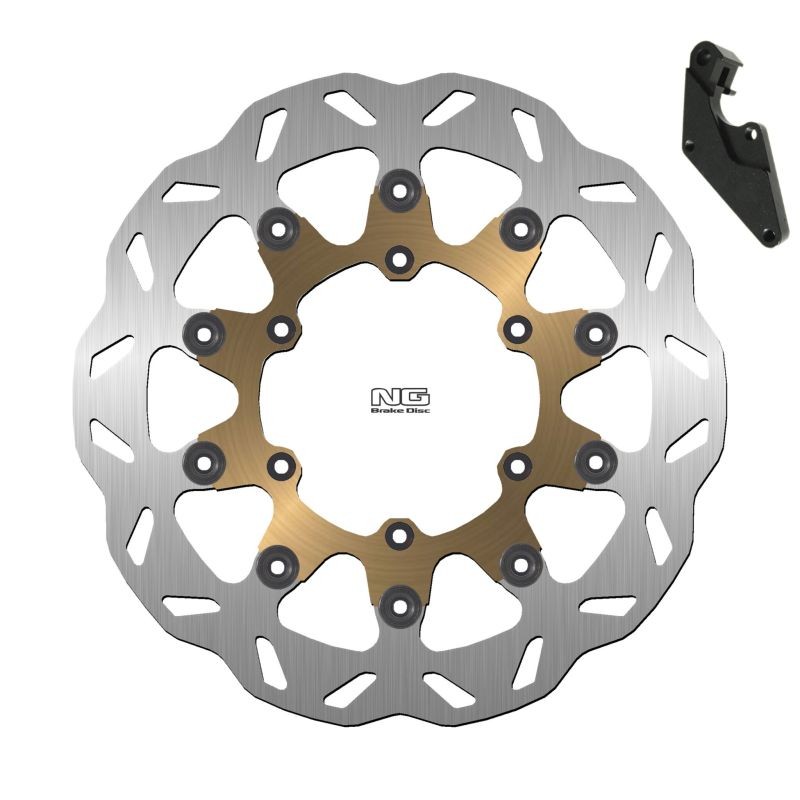 NG Tarcza hamulcowa z adapterem oversize SM 320mm dla Yamaha YZ 125/250 '08-'18, YZF 250 '07-'16, YZF 450 '08