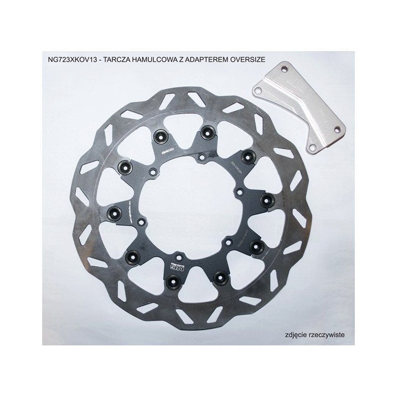 Tarcza hamulcowa przód z adapterem oversize Yamaha YZ 125, YZF 450, WRF 426/450 - sklep motocyklowy