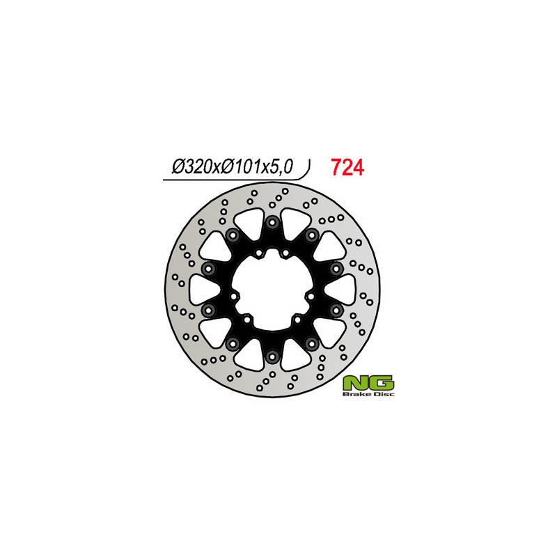 Tarcza hamulcowa przód Honda CR/CRF 320 mm pływająca