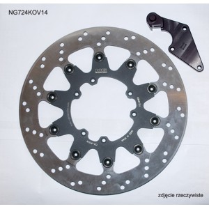 Tarcza hamulcowa przód z adapterem oversize do Honda CR 125 '04-'09, CRF 250R/X '04-'14, CRF 450R '04-'14
